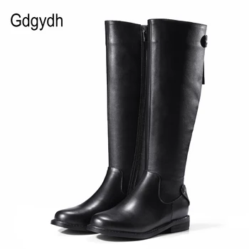 Gdgydh Wholesale Spring Autumn Knee High Boots Women Genuine Leather High Boots Female Rubber Sole Ladies Shoes Winter Size 42
Gdgydh Wholesale Spring Autumn Knee High Boots Women Genuine Leather High Boots Female Rubber Sole Ladies Shoes Winter Size 42