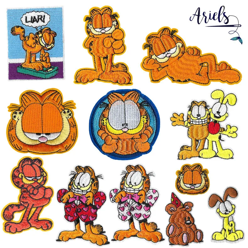 Garfield badge Cartoon Sticker Orange Fat Cat iron on Patches Garment Accessories Embroidered Cloth
Garfield badge Cartoon Sticker Orange Fat Cat iron on Patches Garment Accessories Embroidered Cloth