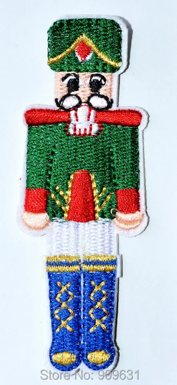Christmas Nutcracker (STYLE B) Embroidered Iron On Applique PatchGreen British Soldier Standing
Christmas Nutcracker (STYLE B) Embroidered Iron On Applique PatchGreen British Soldier Standing