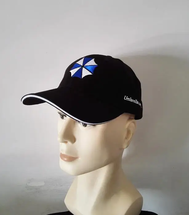 Resident Evil Biohazard Umbrella Corporation Logo Cap Embroidered Hat Adjustable Snapback Baseball Cap Cosplay Hat High Quality
Resident Evil Biohazard Umbrella Corporation Logo Cap Embroidered Hat Adjustable Snapback Baseball Cap Cosplay Hat High Quality