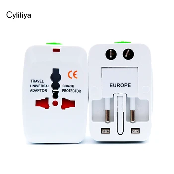 cyliliya 50pcs Universal International Travel Power Adapter Plug Travel wall charger power adapter for plug Surge Protector
cyliliya 50pcs Universal International Travel Power Adapter Plug Travel wall charger power adapter for plug Surge Protector