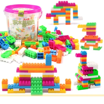 105pcs Bucket Assembled Building Blocks DIY Particle Building Plastic Blocks Creativity Educational Learning Toys For baby kids
105pcs Bucket Assembled Building Blocks DIY Particle Building Plastic Blocks Creativity Educational Learning Toys For baby kids