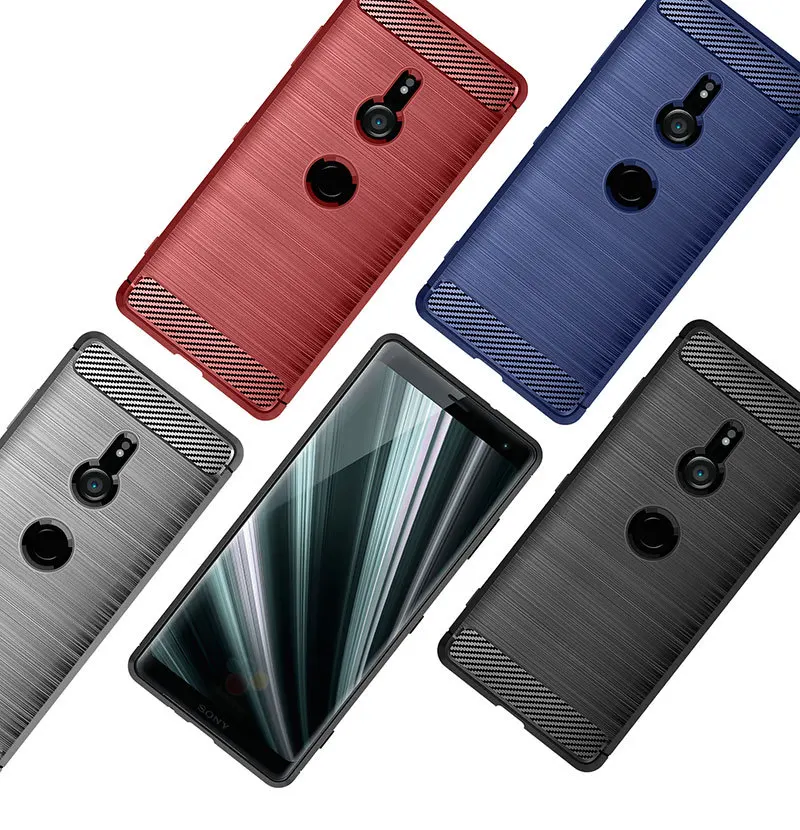 Luxury case For Sony Xperia XZ3 Soft silicone Carbon Fiber Armor Shockproof Protective back cover cases for sony xz3 phone shell
Luxury case For Sony Xperia XZ3 Soft silicone Carbon Fiber Armor Shockproof Protective back cover cases for sony xz3 phone shell