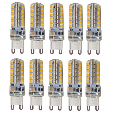 10pcs Spotlight 48*2835SMD 4W G9 LED Lamp corn led Dimmable led Bulb Lamp High Power 360 Degree Replace Halogen Lamp 220V /110V
10pcs Spotlight 48*2835SMD 4W G9 LED Lamp corn led Dimmable led Bulb Lamp High Power 360 Degree Replace Halogen Lamp 220V /110V