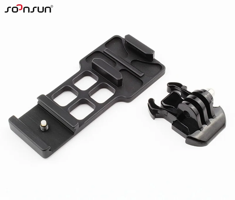 SOONSUN Black Picatinny Weaver Gun Guide Rail Mount Side for Gopro Hero 7 6 5 4 3+ for SJCAM for Xiaomi Yi for GoPro Accessory
SOONSUN Black Picatinny Weaver Gun Guide Rail Mount Side for Gopro Hero 7 6 5 4 3+ for SJCAM for Xiaomi Yi for GoPro Accessory