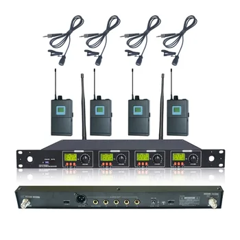 U4-OK-1B-LM-9703 Professional Four Channel UHF 4 Tie Clip Lavalier Wireless Microphone Mic System
U4-OK-1B-LM-9703 Professional Four Channel UHF 4 Tie Clip Lavalier Wireless Microphone Mic System