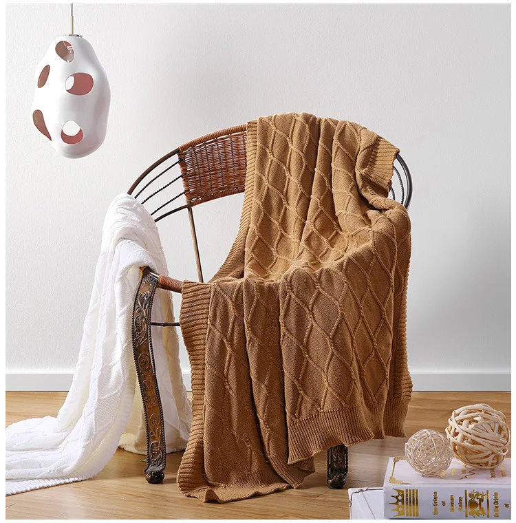 CAMMITEVER Thick Cotton Blankets for Beds Blanket Bedspread Bedding Knitting Pattern Blanket Air Conditioning Comfy Sleeping Bed
CAMMITEVER Thick Cotton Blankets for Beds Blanket Bedspread Bedding Knitting Pattern Blanket Air Conditioning Comfy Sleeping Bed