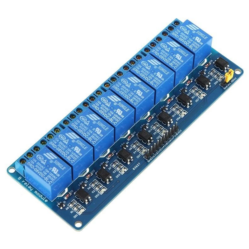 KSOL 4Pcs 8 Channel 5V Active Low Relay Module Board for Arduino PIC AVR MCU DSP ARM
KSOL 4Pcs 8 Channel 5V Active Low Relay Module Board for Arduino PIC AVR MCU DSP ARM