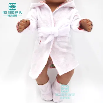 Clothes for dolls fits 43cm new born doll accessories and American doll White fashion baby pajamas and bathrobes
Clothes for dolls fits 43cm new born doll accessories and American doll White fashion baby pajamas and bathrobes