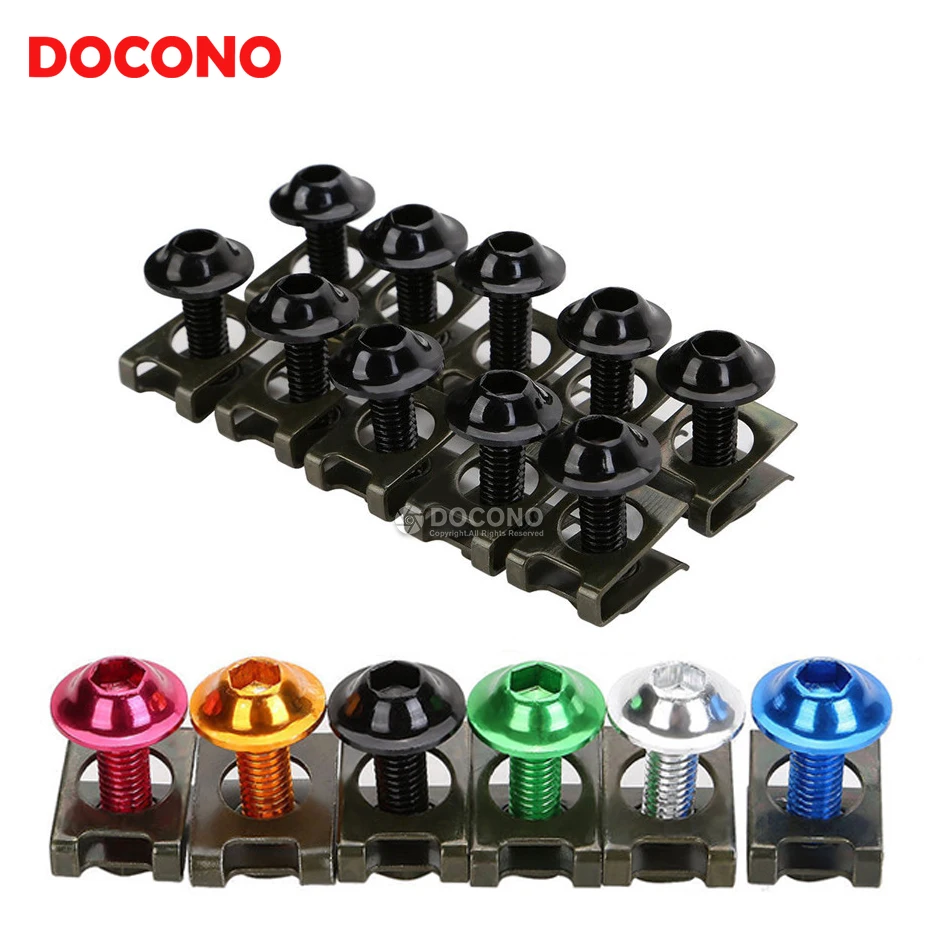 Universal 6mm M6 Fairing Body Bolts Spire Fastener Clips Screw Nuts For Yamaha Yzf R1 R6 MT07 MT09 SUZUKI GSXR1000 K7 GSXR 1000
Universal 6mm M6 Fairing Body Bolts Spire Fastener Clips Screw Nuts For Yamaha Yzf R1 R6 MT07 MT09 SUZUKI GSXR1000 K7 GSXR 1000