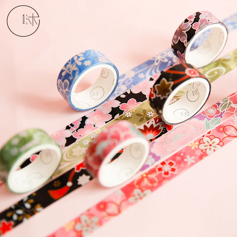 Japanese Cherry blossoms Bullet Journal Washi Tape set Adhesive Tape DIY Scrapbooking Sticker Label Japanese Stationery
Japanese Cherry blossoms Bullet Journal Washi Tape set Adhesive Tape DIY Scrapbooking Sticker Label Japanese Stationery