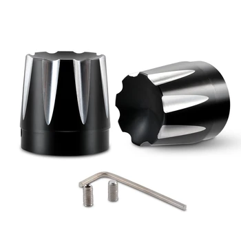 Motorcycle Front Axle Nut Covers Cap Black/Chrome CNC Excalibur For Harley Touring FLT FLH Dyna Softail 2008-2012 2013 2014 2015
Motorcycle Front Axle Nut Covers Cap Black/Chrome CNC Excalibur For Harley Touring FLT FLH Dyna Softail 2008-2012 2013 2014 2015