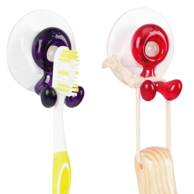 HOURONG 4-Color Clear Toothbrush Hanger Hooks Cute Suction Cup Bathroom Accessories Plastic Mounted Wall Rack Drop Shipping
HOURONG 4-Color Clear Toothbrush Hanger Hooks Cute Suction Cup Bathroom Accessories Plastic Mounted Wall Rack Drop Shipping
