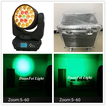 2pcs with flightcase Disco DMX Lyre LED Moving Head Zoom Beam Ring RGBW Wash Beam Moving Light 19x15w
2pcs with flightcase Disco DMX Lyre LED Moving Head Zoom Beam Ring RGBW Wash Beam Moving Light 19x15w