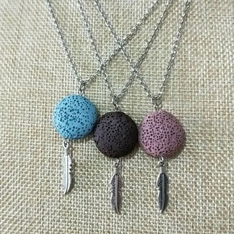 Leaf 12 COLORS Aroma Colorful Lava Stone Pendant DIY Aromatherapy Essential Oil Diffuser Necklace Jewelry Long Chain ACC Women
Leaf 12 COLORS Aroma Colorful Lava Stone Pendant DIY Aromatherapy Essential Oil Diffuser Necklace Jewelry Long Chain ACC Women