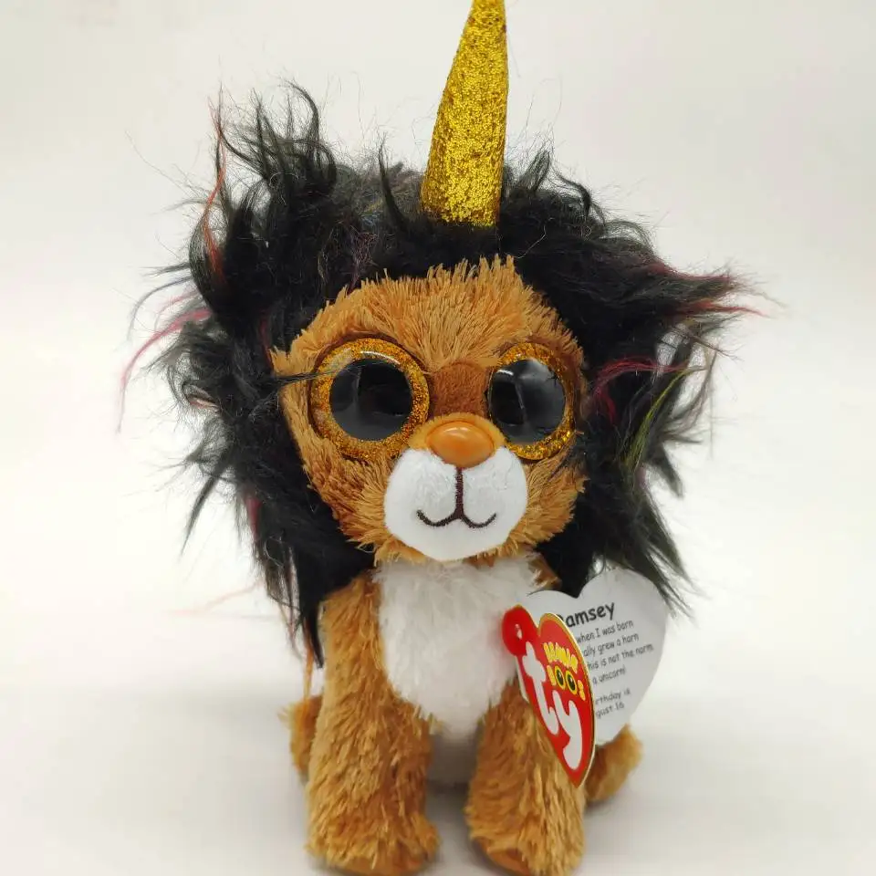 ty 15cm ramsey lion with horn with tag and label 15CM 6" BIG EYE Plush Toys Stuffed animals KIDS TOYS Children toy
ty 15cm ramsey lion with horn with tag and label 15CM 6" BIG EYE Plush Toys Stuffed animals KIDS TOYS Children toy