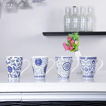 1pc Traditional Chinese Style Mug Blue And White Porcelain Drinking Cup ceramic coffee mug
1pc Traditional Chinese Style Mug Blue And White Porcelain Drinking Cup ceramic coffee mug