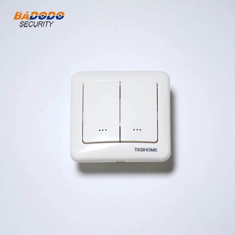 Z-Wave Plus TKB Home TZ35D dual wall dimmer switch with Double Paddle for incandescent lamps 80X80mm type | Безопасность и защита