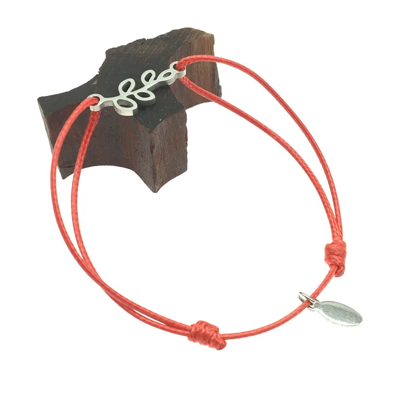 Wish Bracelet Leaf Stainless Steel Charm Cord Bracelet Adjustable Pendant String Lucky Bracelet For Women Girls
Wish Bracelet Leaf Stainless Steel Charm Cord Bracelet Adjustable Pendant String Lucky Bracelet For Women Girls