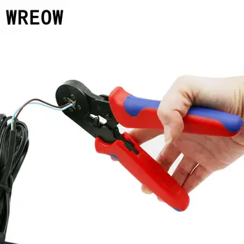 Mini Self-adjustable Crimping Pliers Insulated Terminals Wire Cable End Sleeves Ferrules Plier Ratcheting Crimper Hand Tool
Mini Self-adjustable Crimping Pliers Insulated Terminals Wire Cable End Sleeves Ferrules Plier Ratcheting Crimper Hand Tool