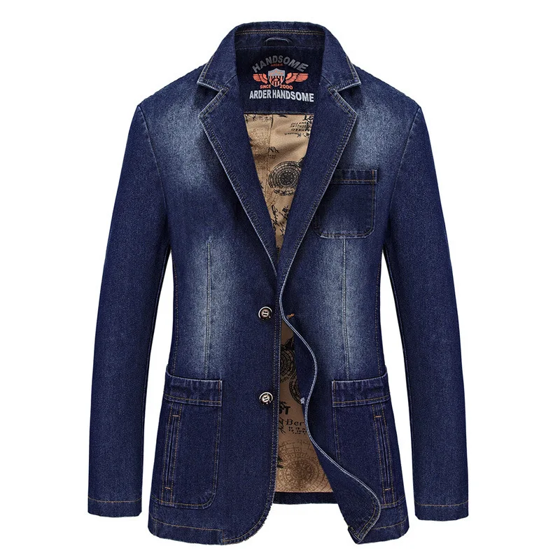2018 Brand Blazer Jacket Men Denim Jacket Coat Winter Windbreaker Slim Fit Solid Mens Jackets Big Size 3XL 4XL Jaqueta Masculina
2018 Brand Blazer Jacket Men Denim Jacket Coat Winter Windbreaker Slim Fit Solid Mens Jackets Big Size 3XL 4XL Jaqueta Masculina