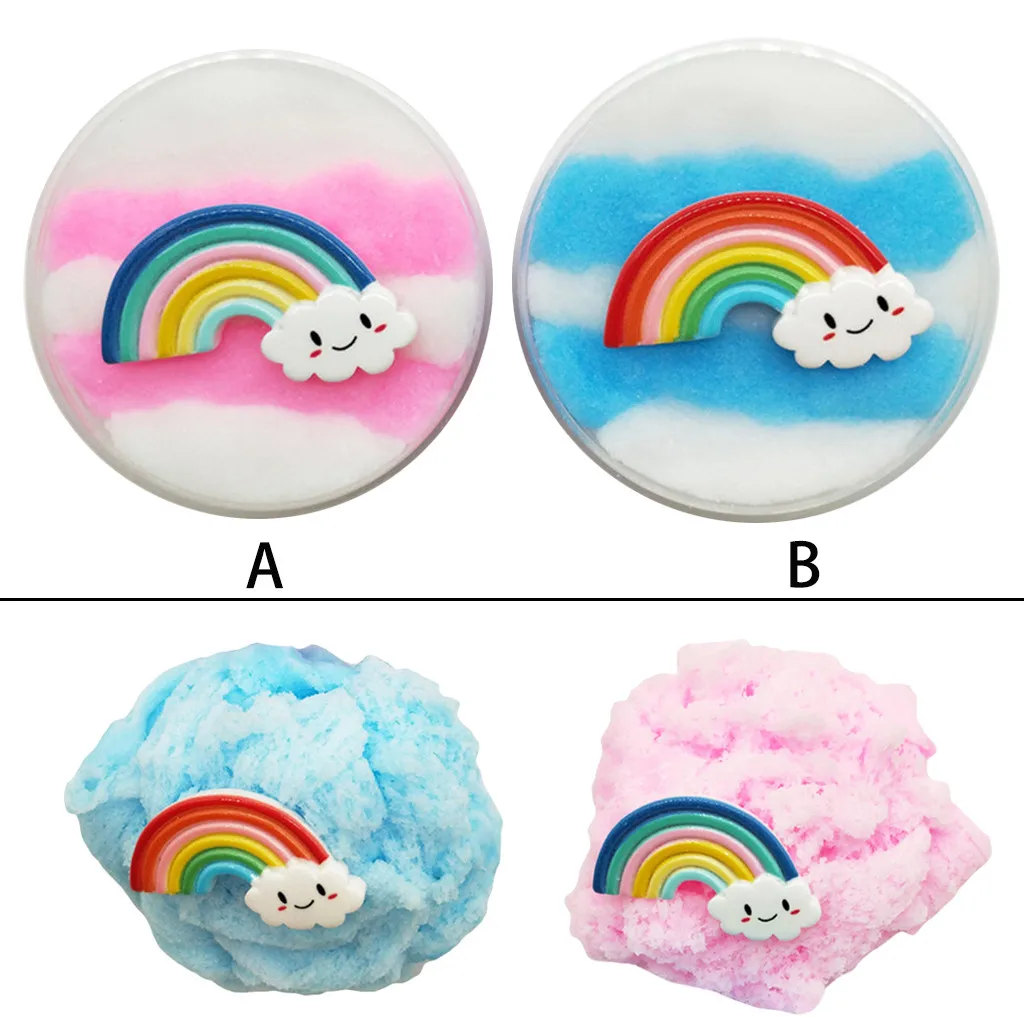 60mL rainbow cloud new drawing mud thousand silk mud decompression toy beautiful rainbow color mixed cloud mud putty kids clay
60mL rainbow cloud new drawing mud thousand silk mud decompression toy beautiful rainbow color mixed cloud mud putty kids clay