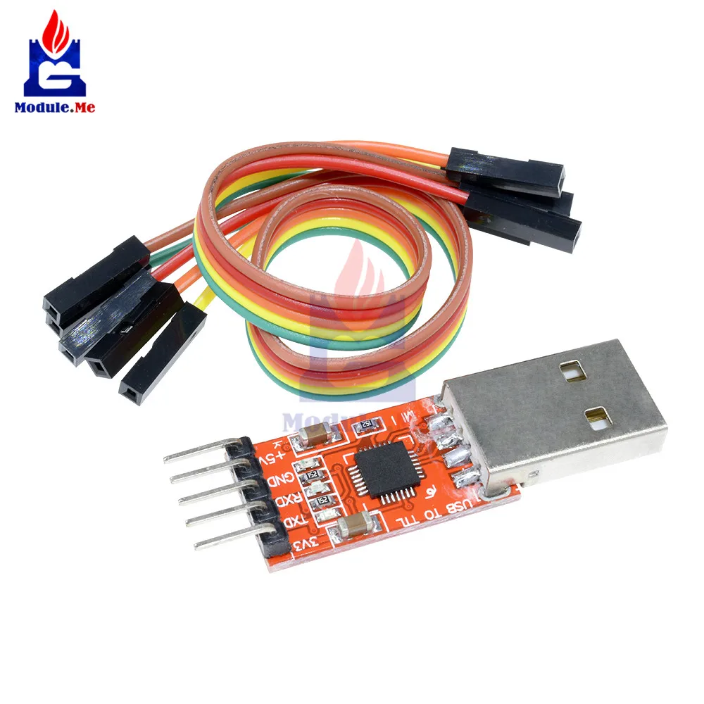 

CP2102 Module For Arduino USB To TTL Serial UART STC Download Cable PL2303 Super Brush Line Upgrade For Arduino Dupont Cables