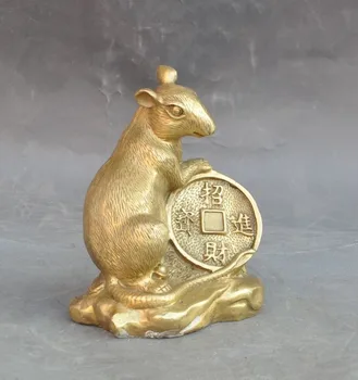 Crafts statue Lucky Chinese Brass Fengshui Wealth yuanbao money Coin Mice Rat Mouse Statue halloween
Crafts statue Lucky Chinese Brass Fengshui Wealth yuanbao money Coin Mice Rat Mouse Statue halloween