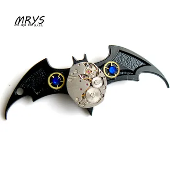 steampunk gothic punk black bat batman watch movements gears brooch pins badge men women girls s christmas party
steampunk gothic punk black bat batman watch movements gears brooch pins badge men women girls s christmas party