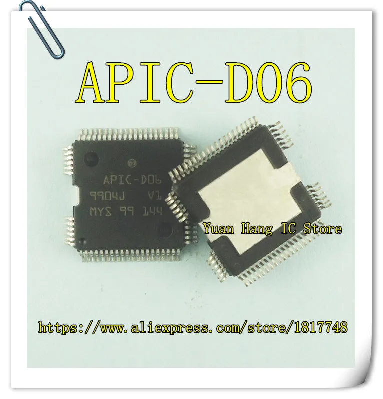 Free Shipping 5PCS/LOT APIC-D06 APIC D06 HQFP64 Automobile computer board injection control driving module chip IC
Free Shipping 5PCS/LOT APIC-D06 APIC D06 HQFP64 Automobile computer board injection control driving module chip IC