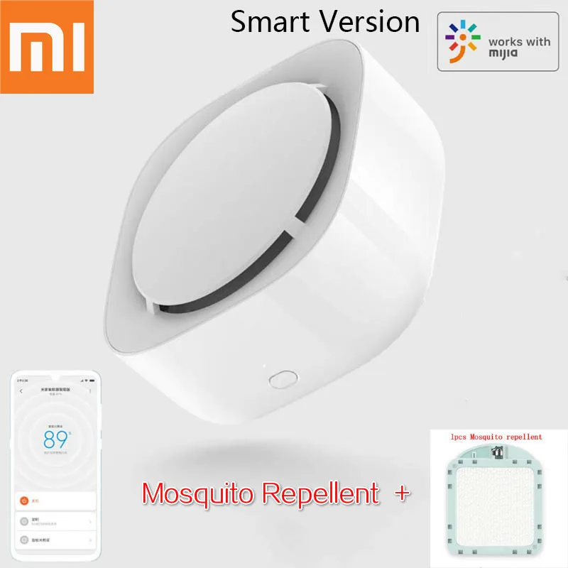 Xiaomi Mijia Mosquito Repellent Killer Smart Version Timing No Heating Fan Drive with led light Work in Mijia home app
Xiaomi Mijia Mosquito Repellent Killer Smart Version Timing No Heating Fan Drive with led light Work in Mijia home app