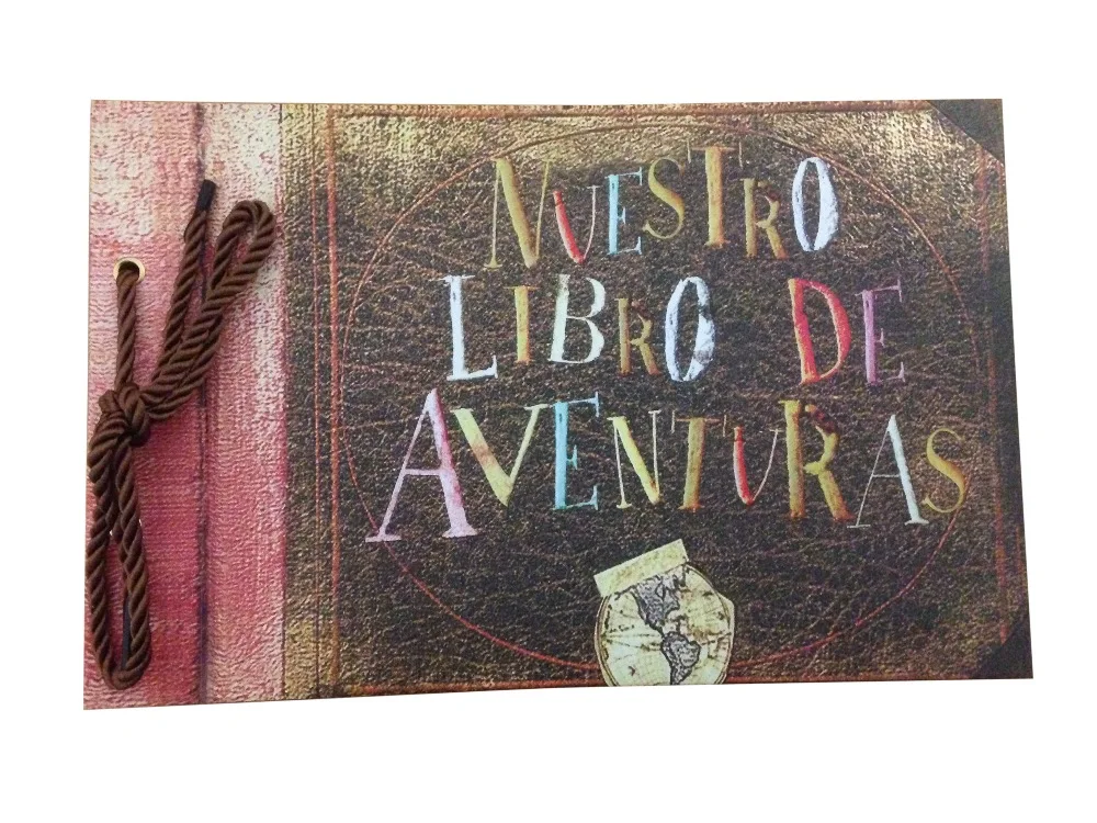 Nuestro Libro De Aventuras/Our Adventure Book, DIY photo Album, Wedding Scrapbooking, 80 pages & Pixar UP themed Gifts
Nuestro Libro De Aventuras/Our Adventure Book, DIY photo Album, Wedding Scrapbooking, 80 pages & Pixar UP themed Gifts