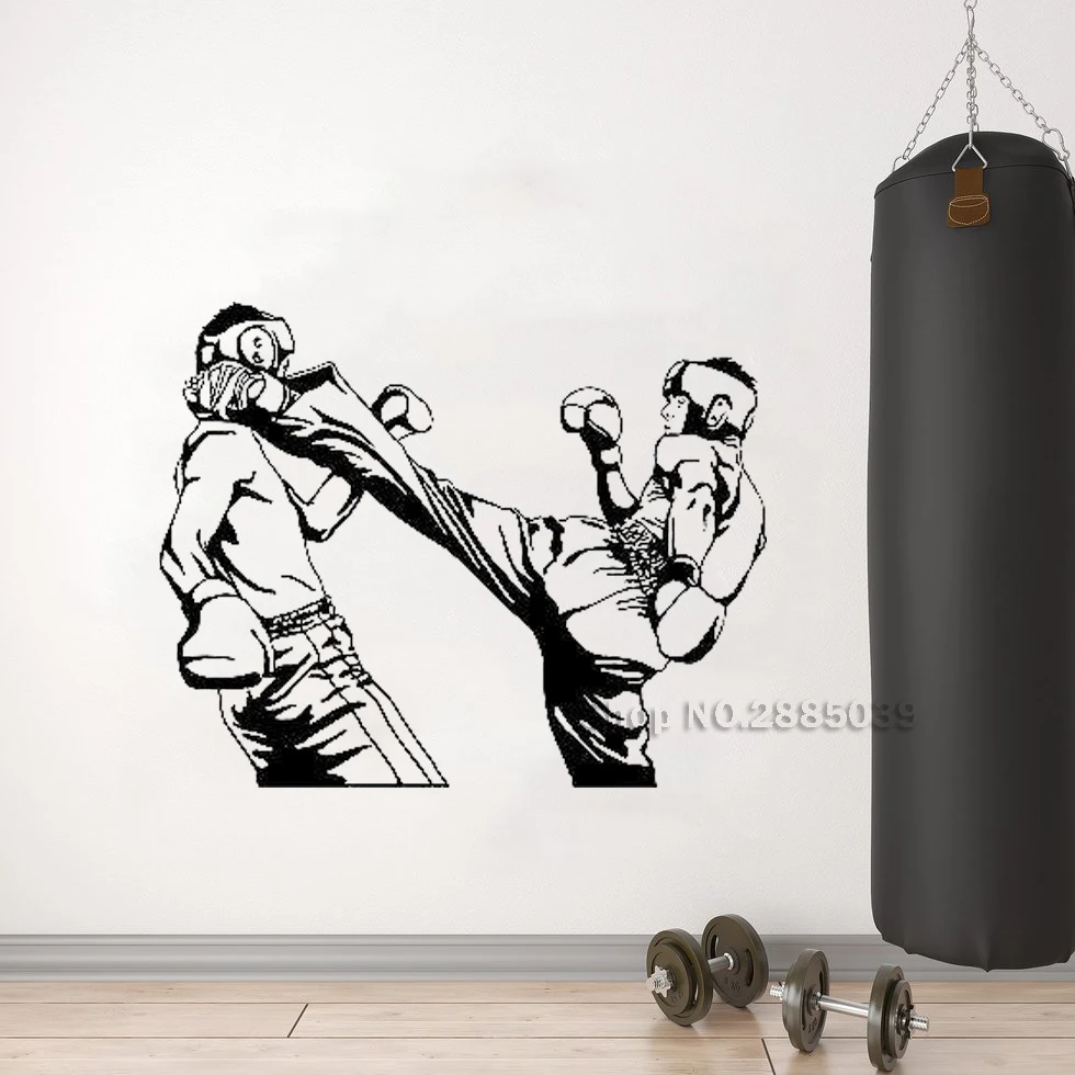 Taekwondo Karate Martial Vinyl Wall Stickers Sport Art Kick Boxing Fighters Decals Home Decor Bedroom Murals Removable New LC597 
Taekwondo Karate Martial Vinyl Wall Stickers Sport Art Kick Boxing Fighters Decals Home Decor Bedroom Murals Removable New LC597