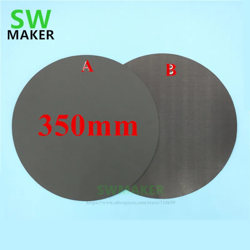 Round 350mm Magnetic Print Bed Tape Print Sticker Build Plate Tape Flex Plate Update for tevo little monster 3D Printer
Round 350mm Magnetic Print Bed Tape Print Sticker Build Plate Tape Flex Plate Update for tevo little monster 3D Printer
