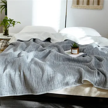 Japan Style Striped Air Condition Cotton Summer Quilt Comforter Twin Queen Blankets for Adults Kids Plaids Patchwork Bed Covers
Japan Style Striped Air Condition Cotton Summer Quilt Comforter Twin Queen Blankets for Adults Kids Plaids Patchwork Bed Covers