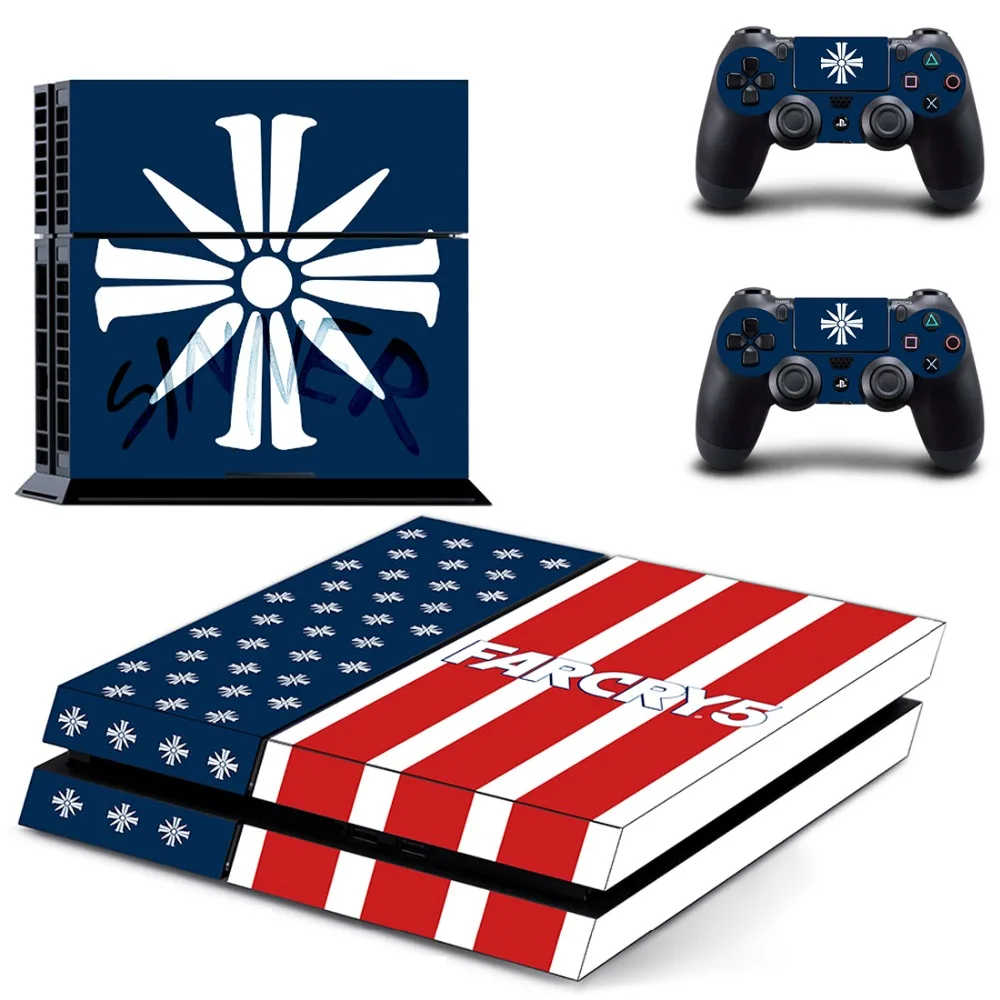 Far Cry 5 Farcry 5 PS4 Skin Sticker Decal Vinyl for Sony Playstation 4 Console and 2 Controllers PS4 Skin Sticker
Far Cry 5 Farcry 5 PS4 Skin Sticker Decal Vinyl for Sony Playstation 4 Console and 2 Controllers PS4 Skin Sticker
