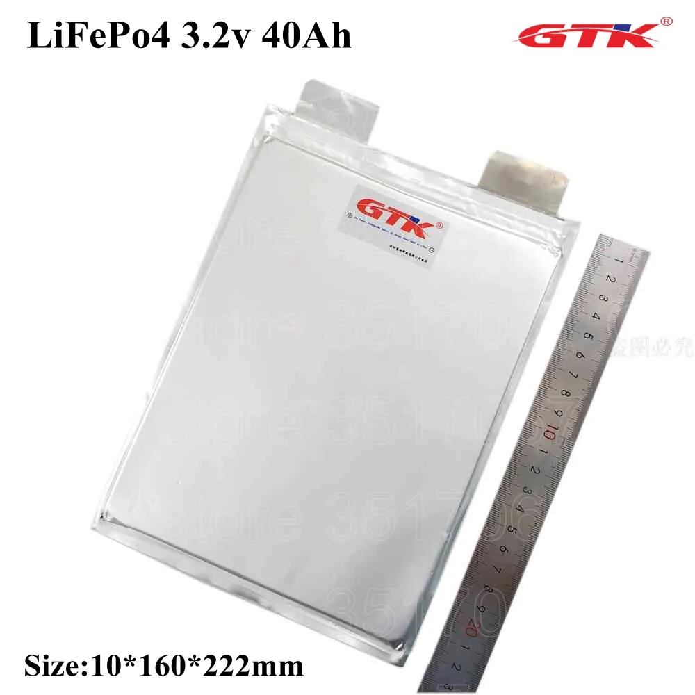 1pcs 3.2v 40Ah lifepo4 cell 100A 10160222 battery 3.2V Lifepo4 Prismatic Cell Pouch Lithium iron Phosphate Battery high power
1pcs 3.2v 40Ah lifepo4 cell 100A 10160222 battery 3.2V Lifepo4 Prismatic Cell Pouch Lithium iron Phosphate Battery high power
