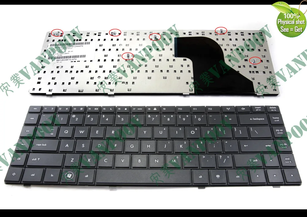 New Laptop keyboard for HP Compaq 620 621 625 CQ620 CQ621 CQ625 Black US version - V115326AS1 US
New Laptop keyboard for HP Compaq 620 621 625 CQ620 CQ621 CQ625 Black US version - V115326AS1 US