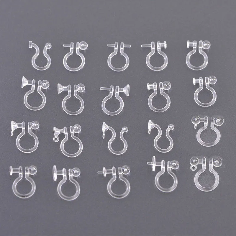 Mixed Styles Invisible Clip on Earrings with Hole Pin Loop Findings Plastic Resin Clear U Shape Non-pierced Earring Component
Mixed Styles Invisible Clip on Earrings with Hole Pin Loop Findings Plastic Resin Clear U Shape Non-pierced Earring Component
