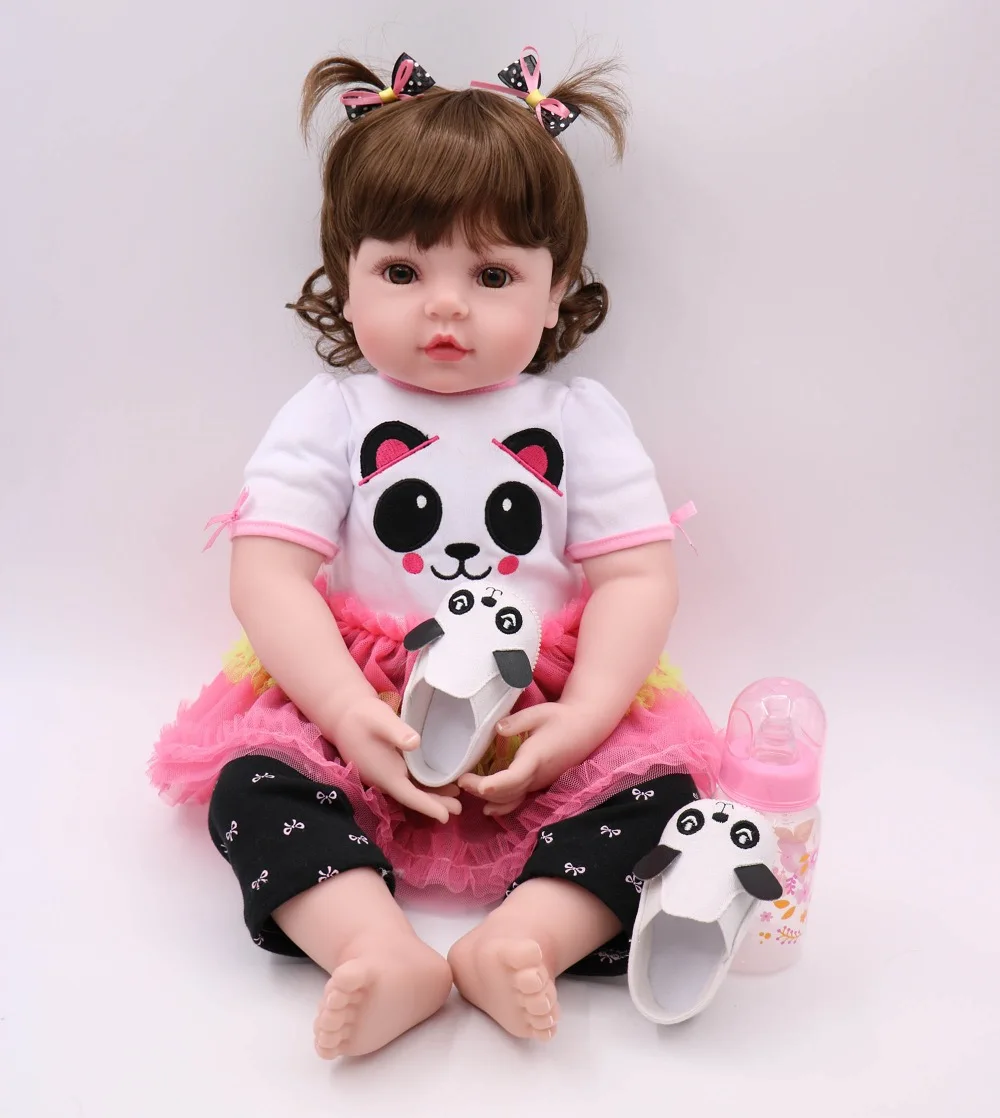 Forrsdor 60cm soft cloth body lifelike toddler girl with lovely short hair best kids playmate silicone reborn baby doll
Forrsdor 60cm soft cloth body lifelike toddler girl with lovely short hair best kids playmate silicone reborn baby doll