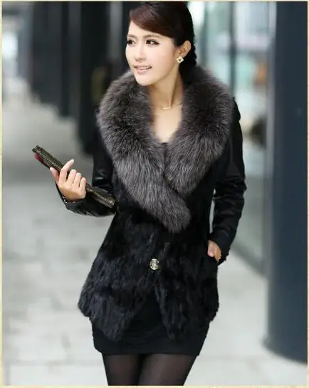 Vetement New Women's Mink Faux Fur Coat Fox Neck Sheepskin Coat Femme Jacket Plus Size Artificial Fur Fake Fur Outwear ZM15
Vetement New Women's Mink Faux Fur Coat Fox Neck Sheepskin Coat Femme Jacket Plus Size Artificial Fur Fake Fur Outwear ZM15