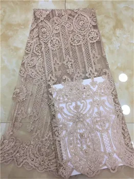 Lace Fabric White Onion Color African Lace Fabric With Beads Nigerian French Fabric High Quality African Tulle Lace
Lace Fabric White Onion Color African Lace Fabric With Beads Nigerian French Fabric High Quality African Tulle Lace
