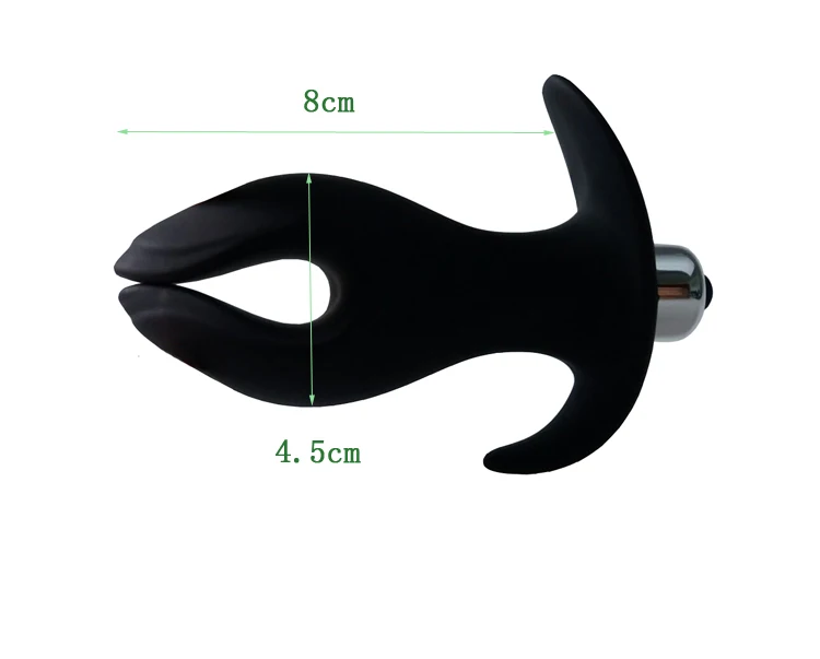 V port Function Anal Plug Vibrators Opening Butt Plug Silicone Anal Vibrator Sex Toys For Woman Men Gay Adult G-spot Stimulator