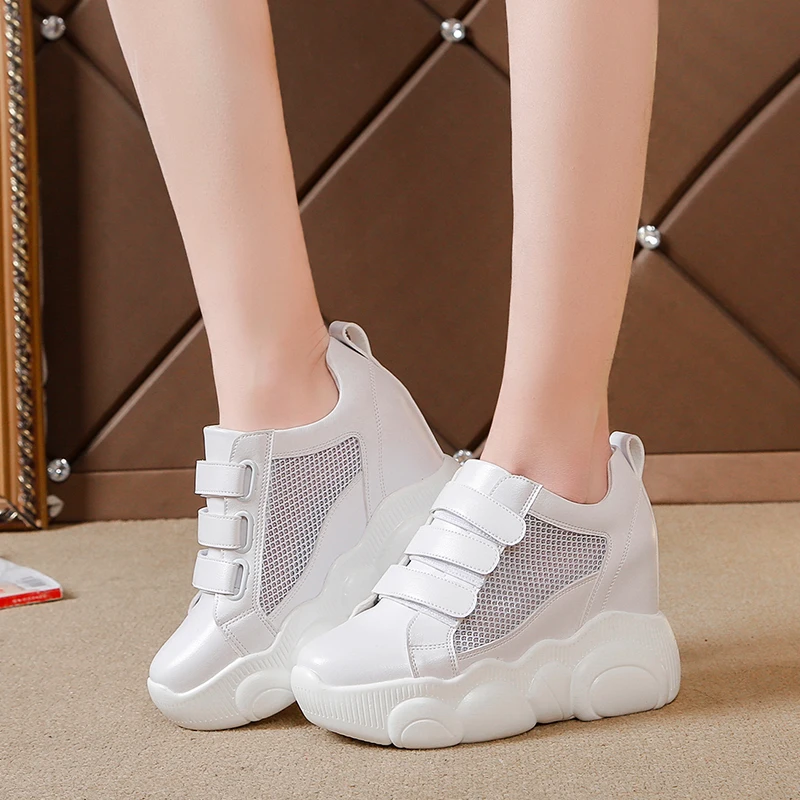 Rimocy women summer air mesh breathable sneakers platform height increasing laser shoes woman Casual chunky heel silver shoes
Rimocy women summer air mesh breathable sneakers platform height increasing laser shoes woman Casual chunky heel silver shoes