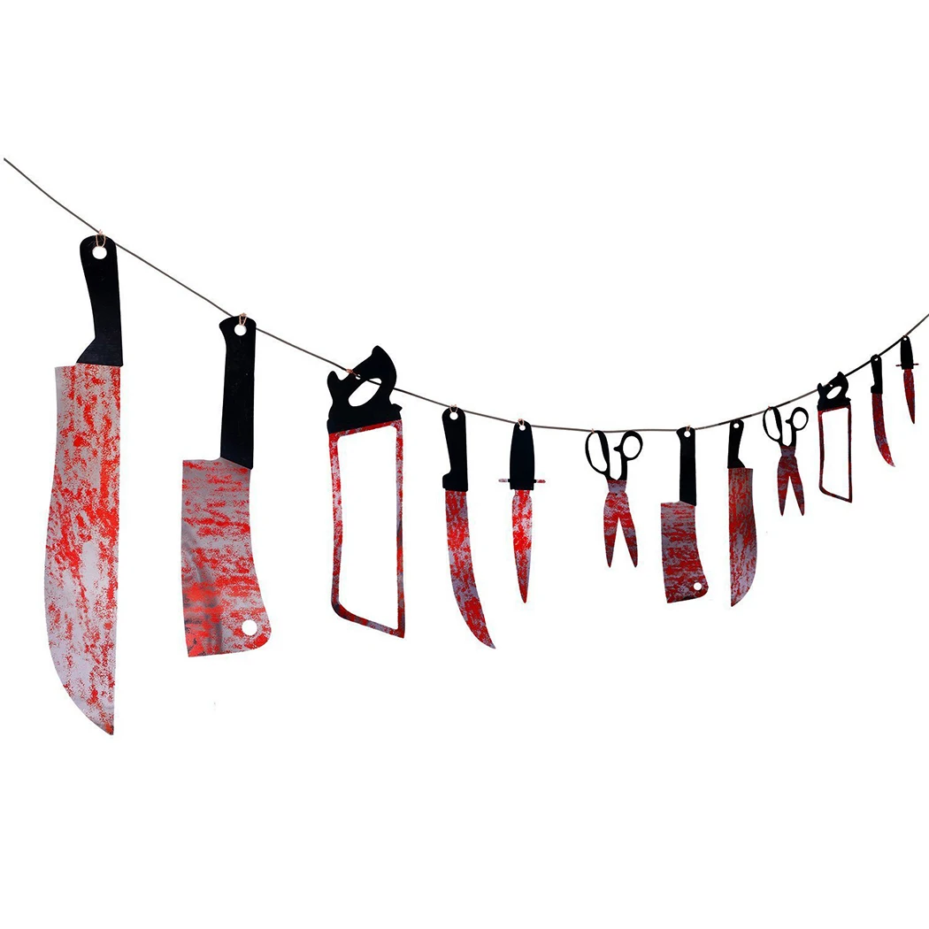 12PCS Hanging Ornament Realistic Scary Bloody Hanging Decoration Decorative Ornament For Halloween Party
12PCS Hanging Ornament Realistic Scary Bloody Hanging Decoration Decorative Ornament For Halloween Party