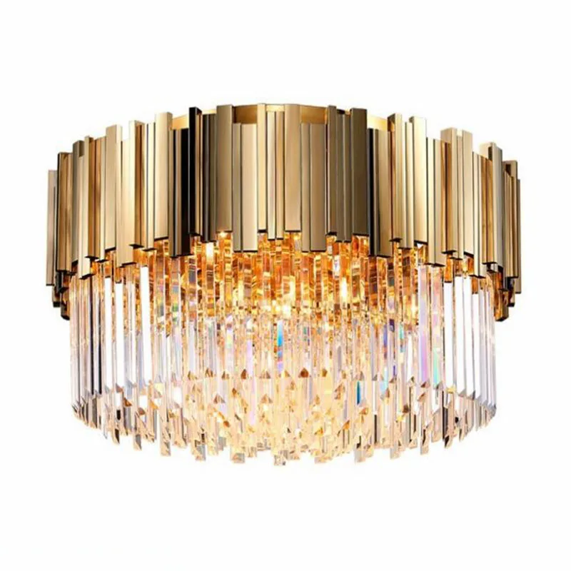 Luxury Crystal Room Ceiling Lights Modern Gold Round Ceiling Crystal Led Home Interior Lighting Fixtures
Luxury Crystal Room Ceiling Lights Modern Gold Round Ceiling Crystal Led Home Interior Lighting Fixtures