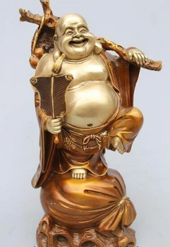 wholesale factory 11" China Buddhism Scarce Royal Bronze Gild Lucky Maitreya Buddha Statue AE1024 AB1025
wholesale factory 11" China Buddhism Scarce Royal Bronze Gild Lucky Maitreya Buddha Statue AE1024 AB1025