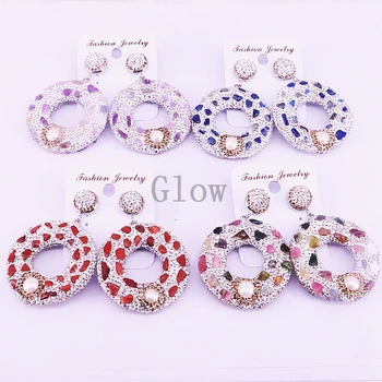 3Pair Fashion Jewelry Semi Precious Stone Pave Rhinestone Pearl Charm Dangle Earrings for Women
3Pair Fashion Jewelry Semi Precious Stone Pave Rhinestone Pearl Charm Dangle Earrings for Women