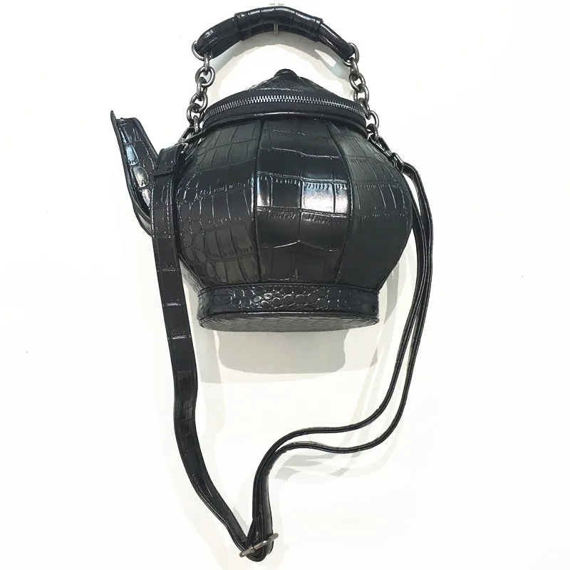 High quality personality design kettle shape handbag shoulder strap Messenger bag unisex style casual bag
High quality personality design kettle shape handbag shoulder strap Messenger bag unisex style casual bag