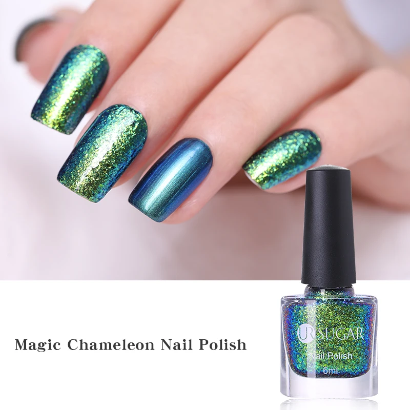 UR SUGAR 6ml Glitter Nail Polish Chameleon Sequins Shimmer Nail Art Varnish Nail Lacquer Black Base Needed
UR SUGAR 6ml Glitter Nail Polish Chameleon Sequins Shimmer Nail Art Varnish Nail Lacquer Black Base Needed